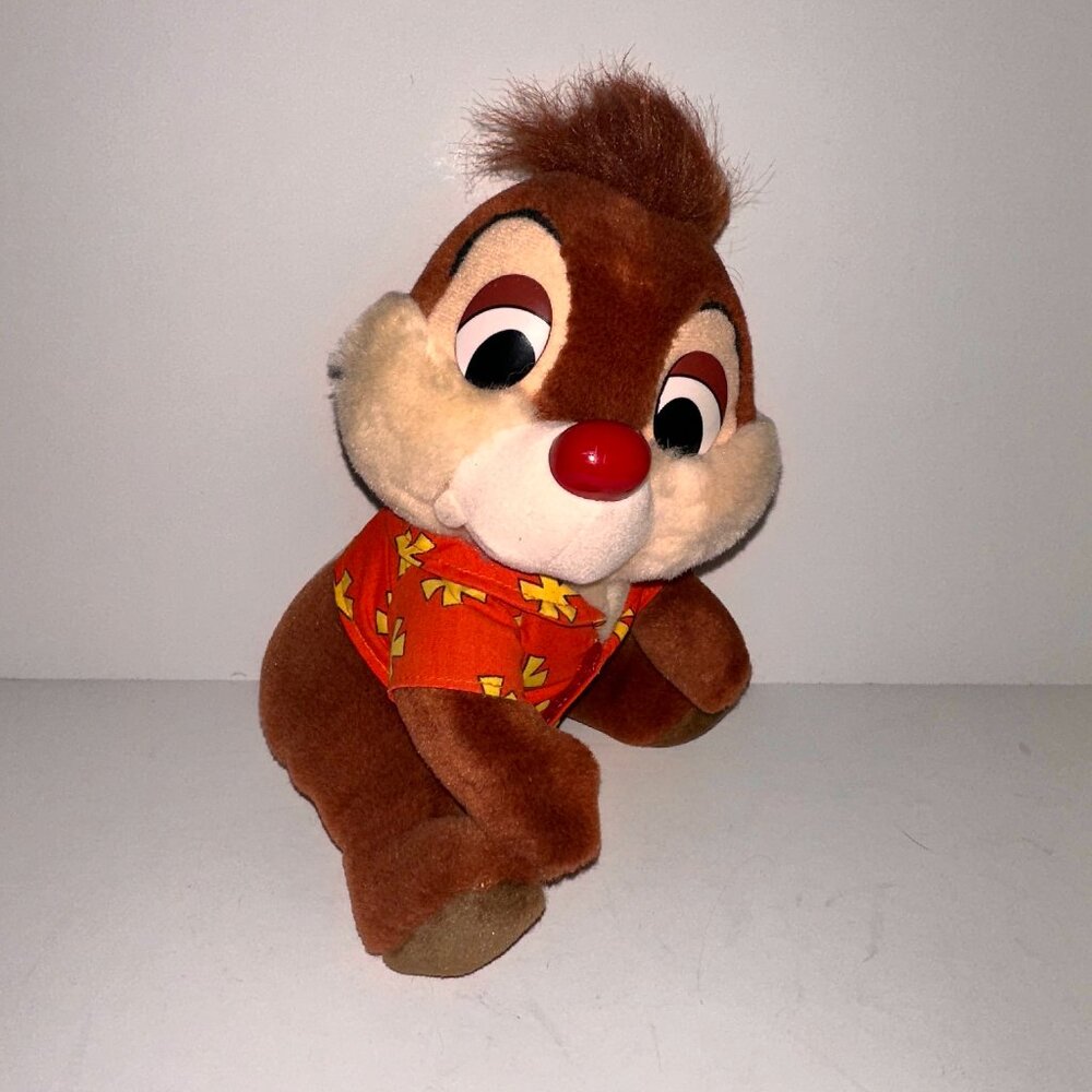 Vtg 10” Chip' n Dale Rescue Rangers DALE Disneyland Walt Disney World Plush Toys